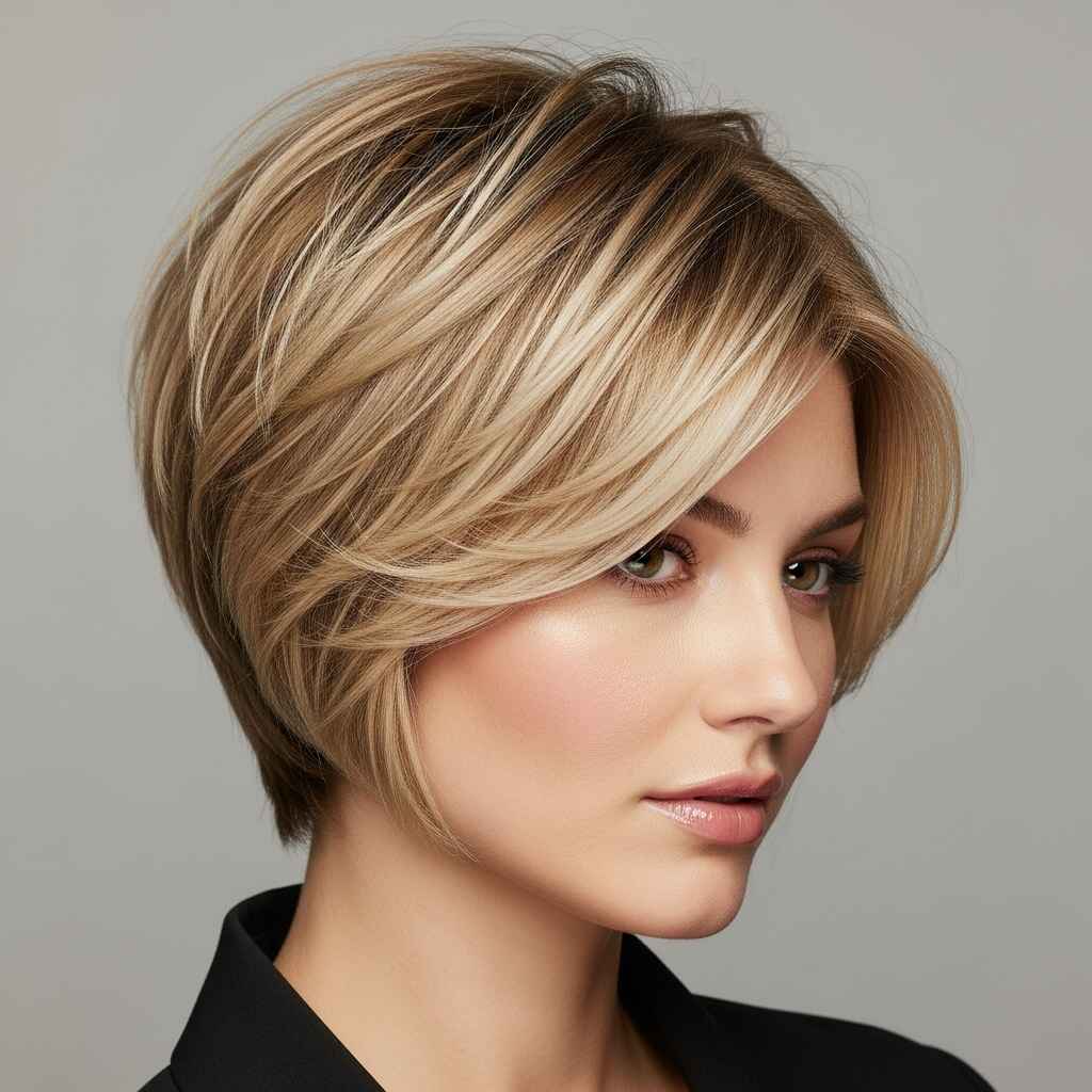 Bixie Cut (Bob + Pixie) Hair