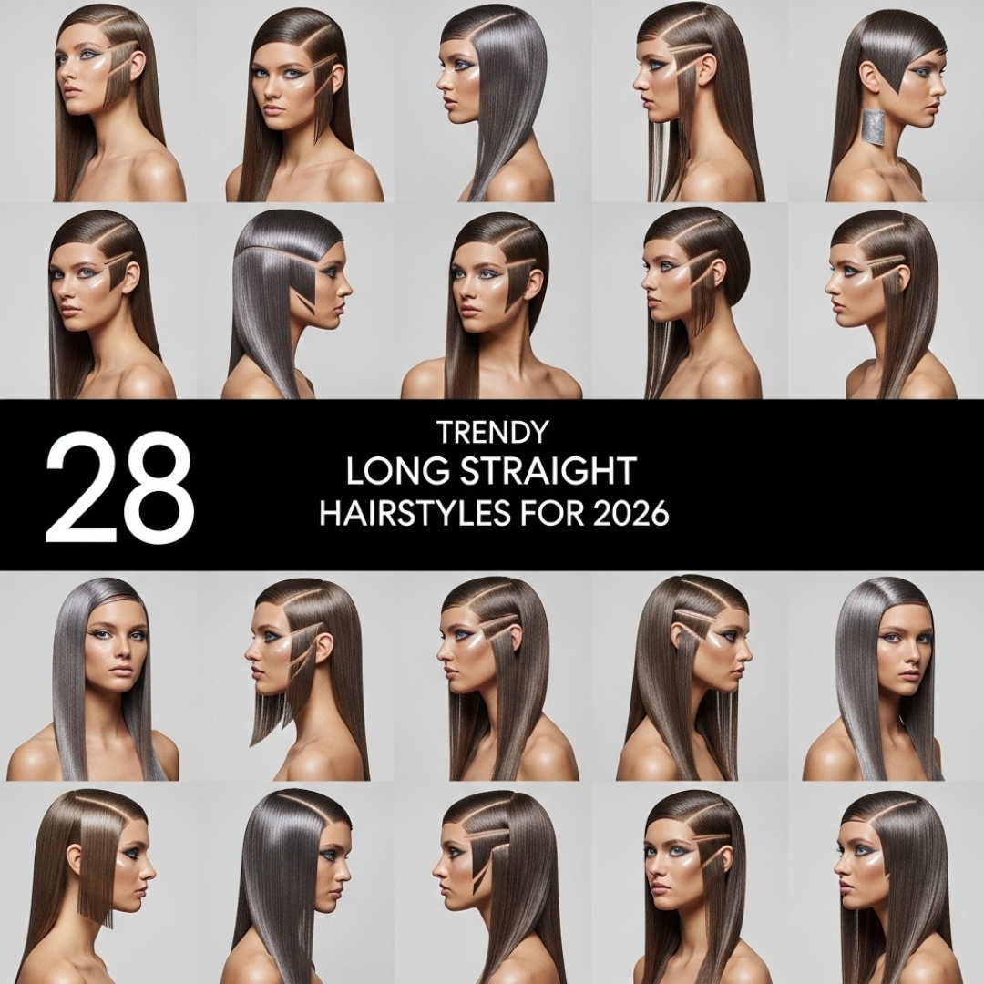 28 Trendy Long Straight Haircuts & Hairstyles for 2026 (Expert Guide)