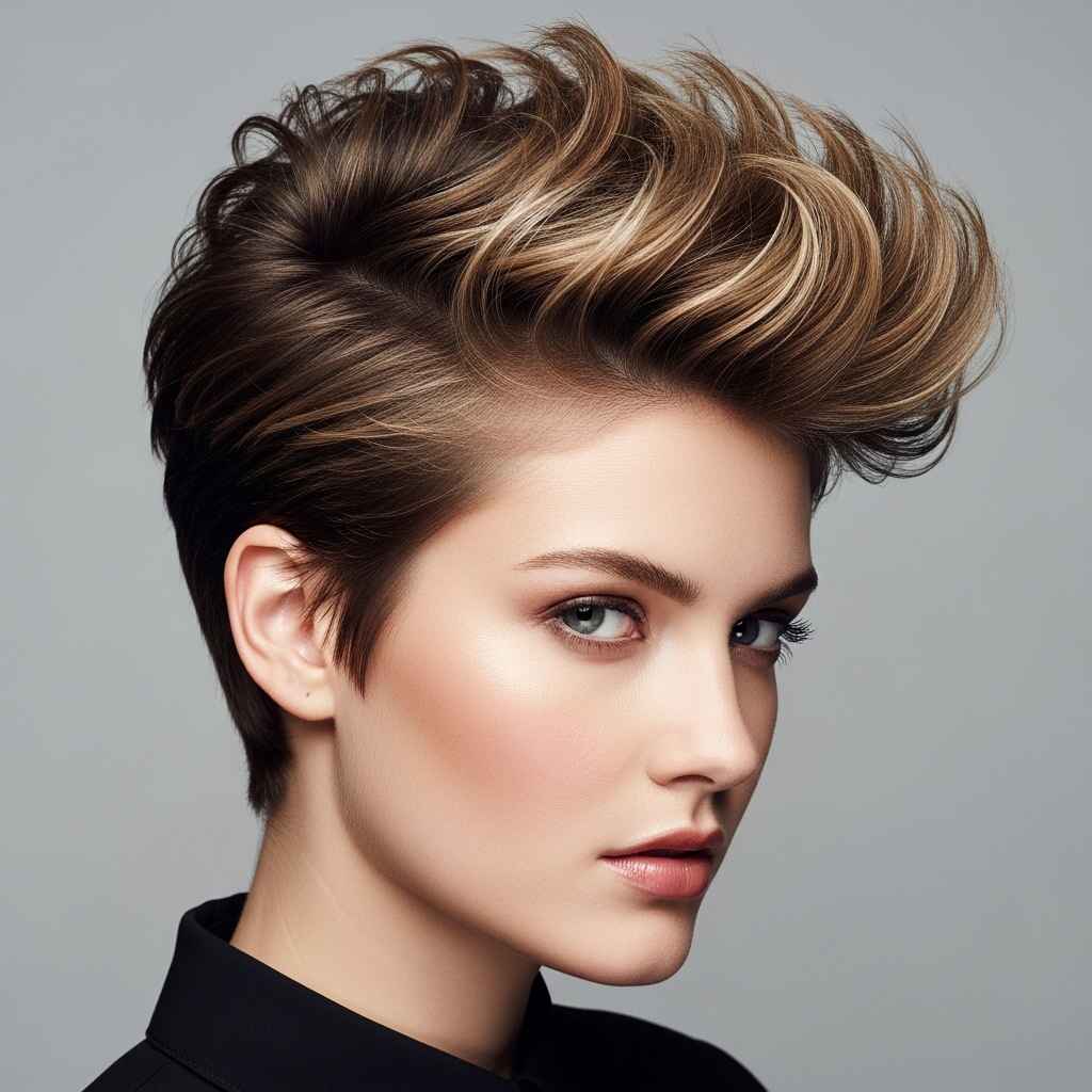 Brushpiece Short Pixie hairs.