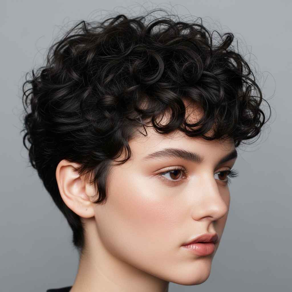 Curly Pixie hairs