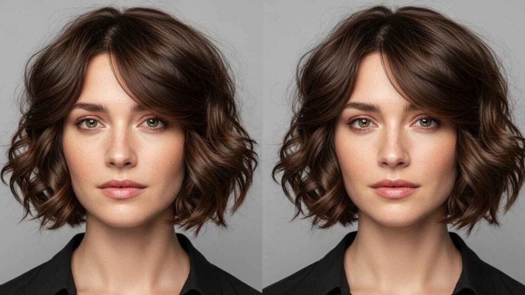 Curly Short Bob Haircut
