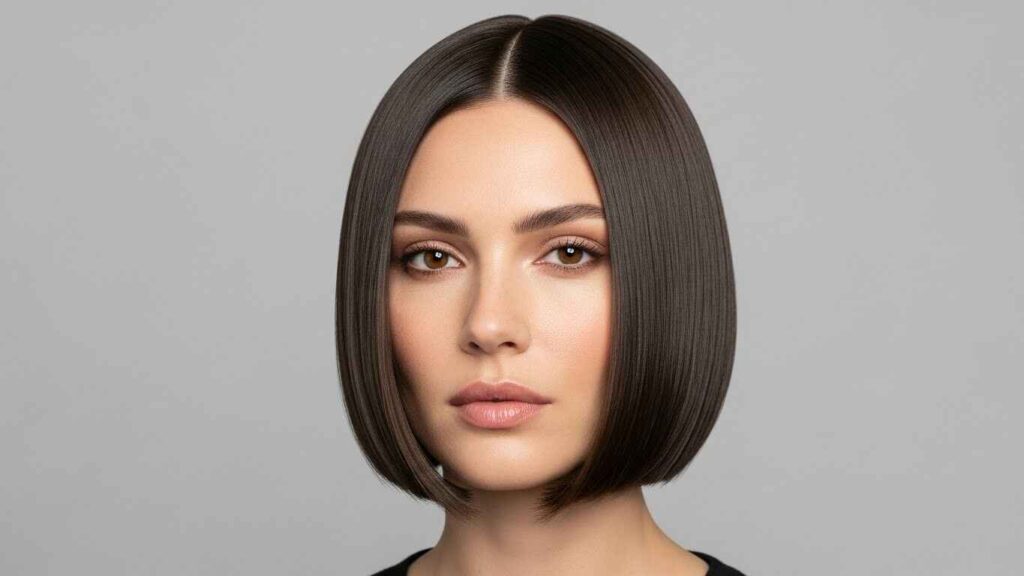 Jawline Bob Haircut
