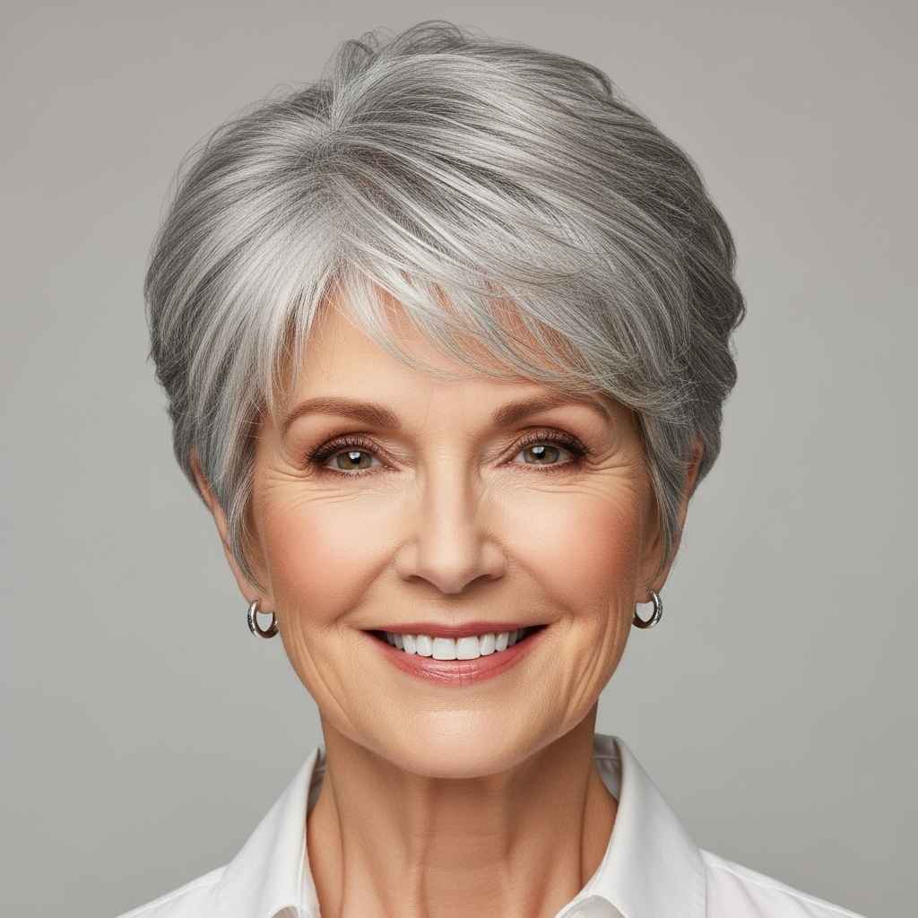 Layered Pixie Cut hairstyle.