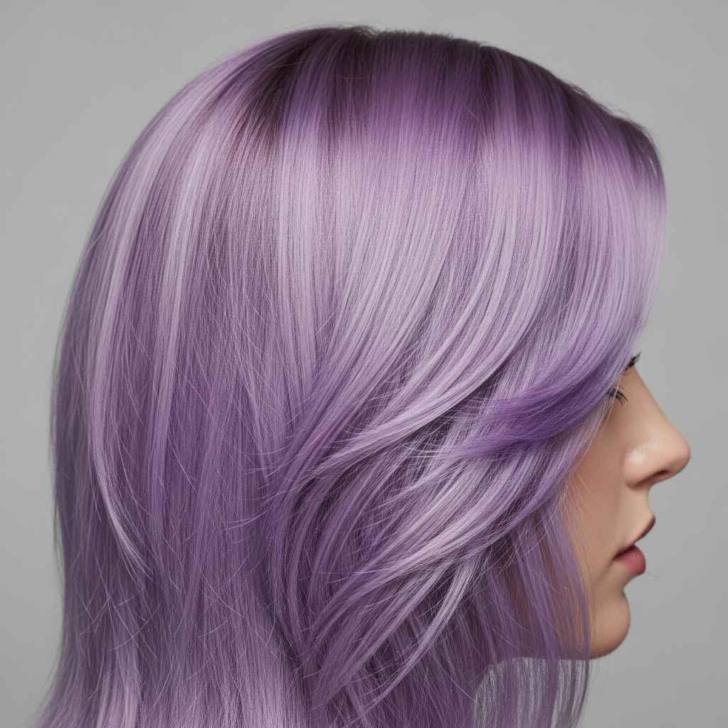 Lilac Hair Color.