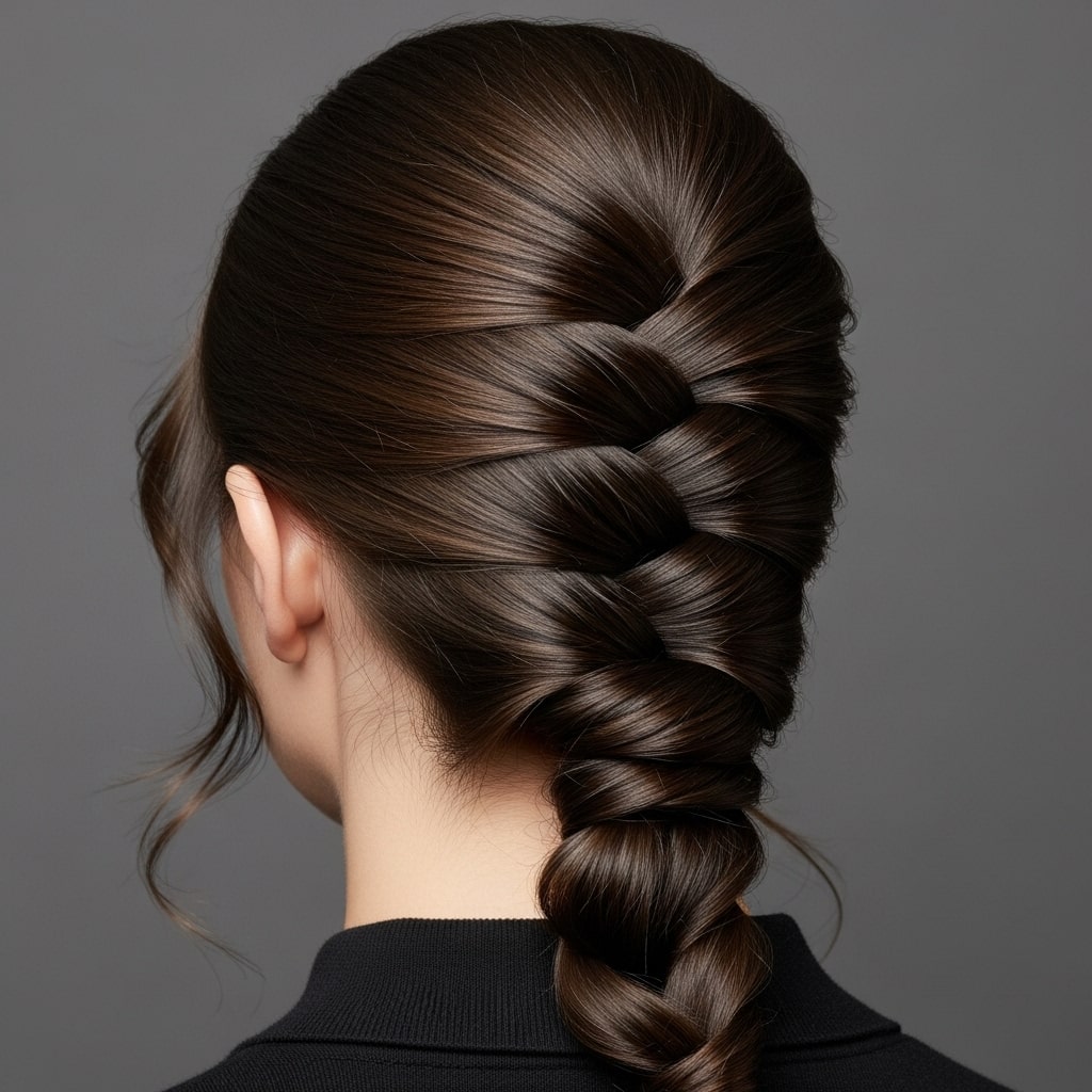 Long French Twist Hairstyle