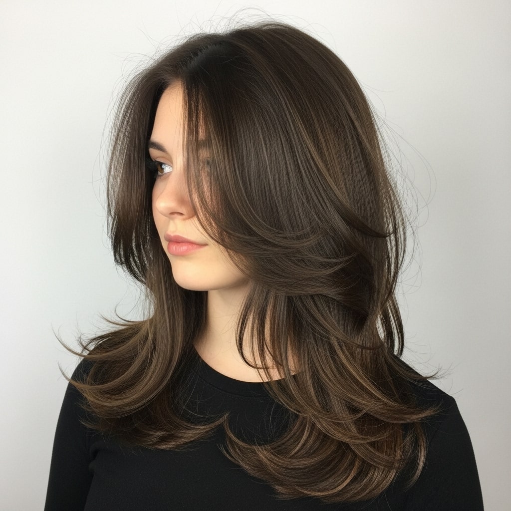 Low-Maintenance Shag Long Hair