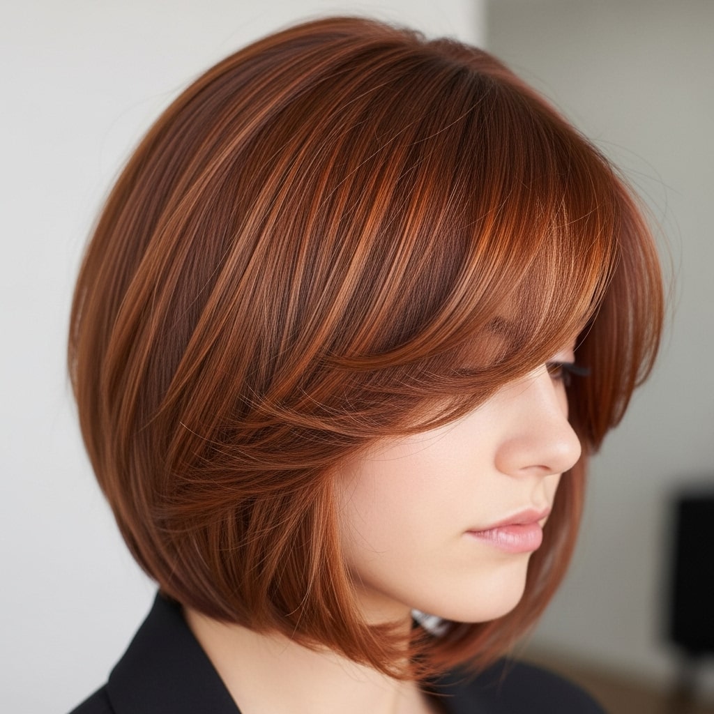 Smooth Center Part Long Straight Hair