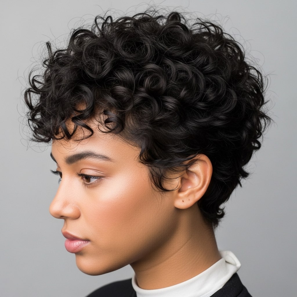 Transition Curls Pixie Hair