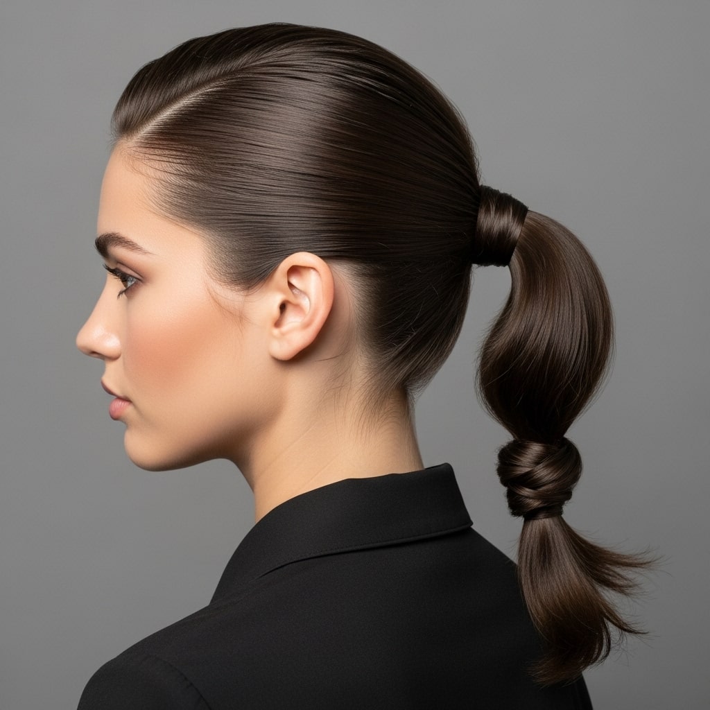 Knotted Ponytail