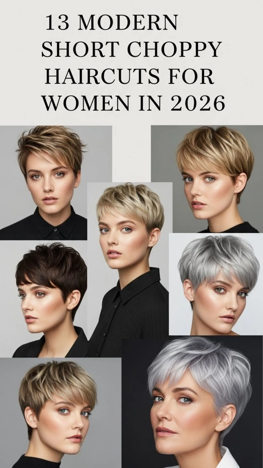13 Modern Short Choppy Haircuts for Womens in 2026.
