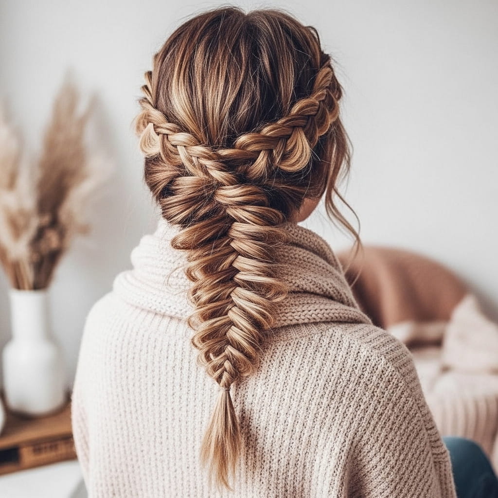 Braided Hairstyles for Cold Weather Haircut for Winter hairstyles.
