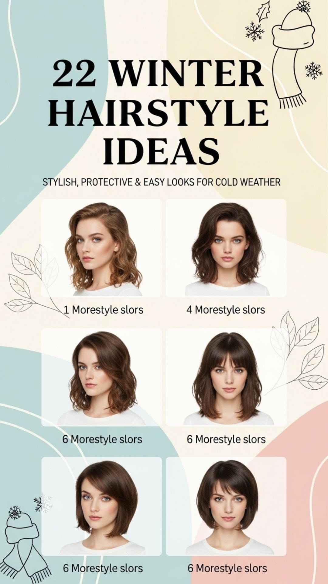 22 Winter Hairstyle Ideas Stylish, Protective & Easy Looks for Cold Weather.