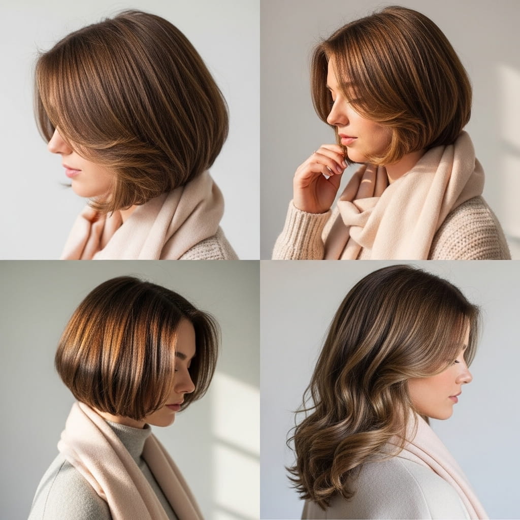 Haircuts & Shapes That Work Best in Winter for Winter hairstyles.