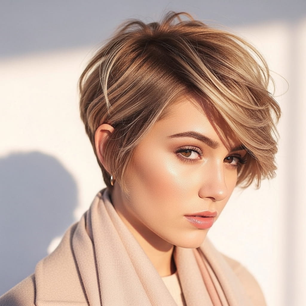 Bixies Haircut for Winter hairstyles.