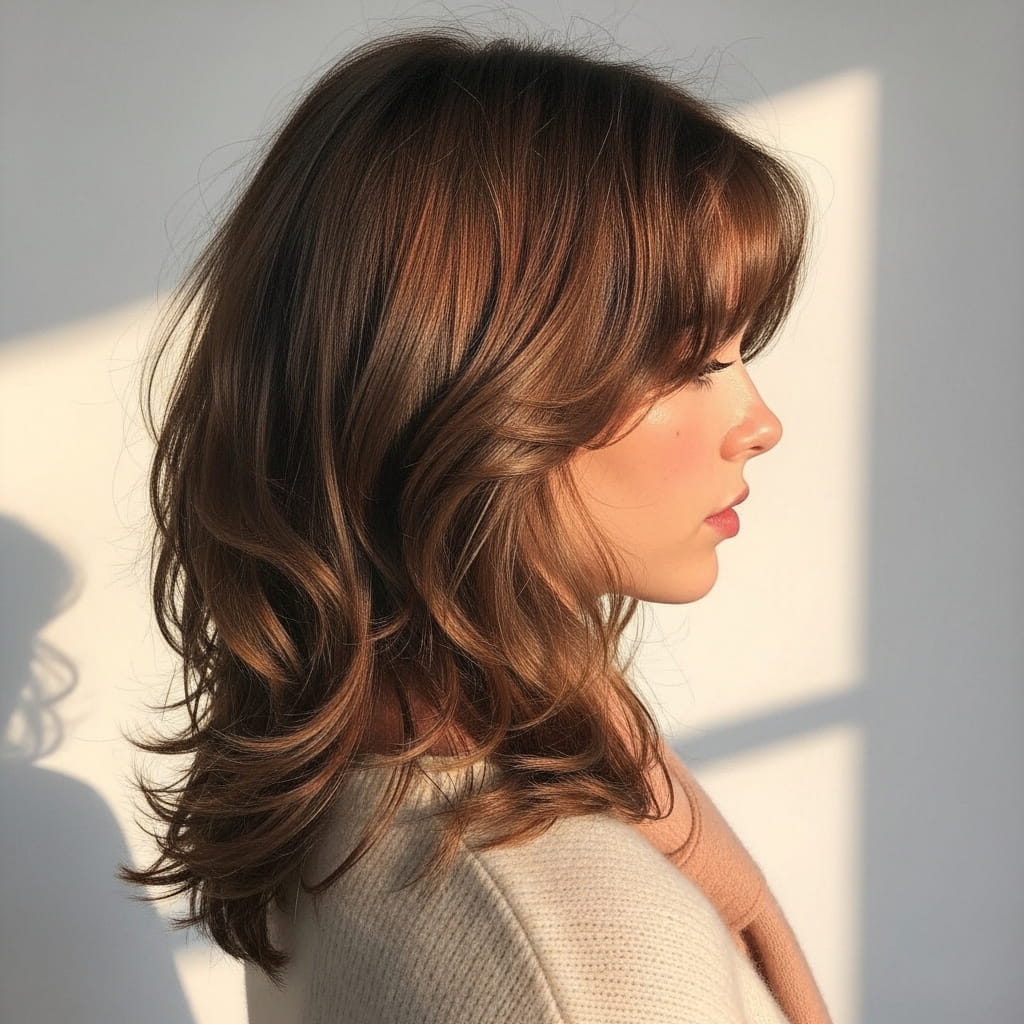 Shag Haircut for Winter hairstyles.