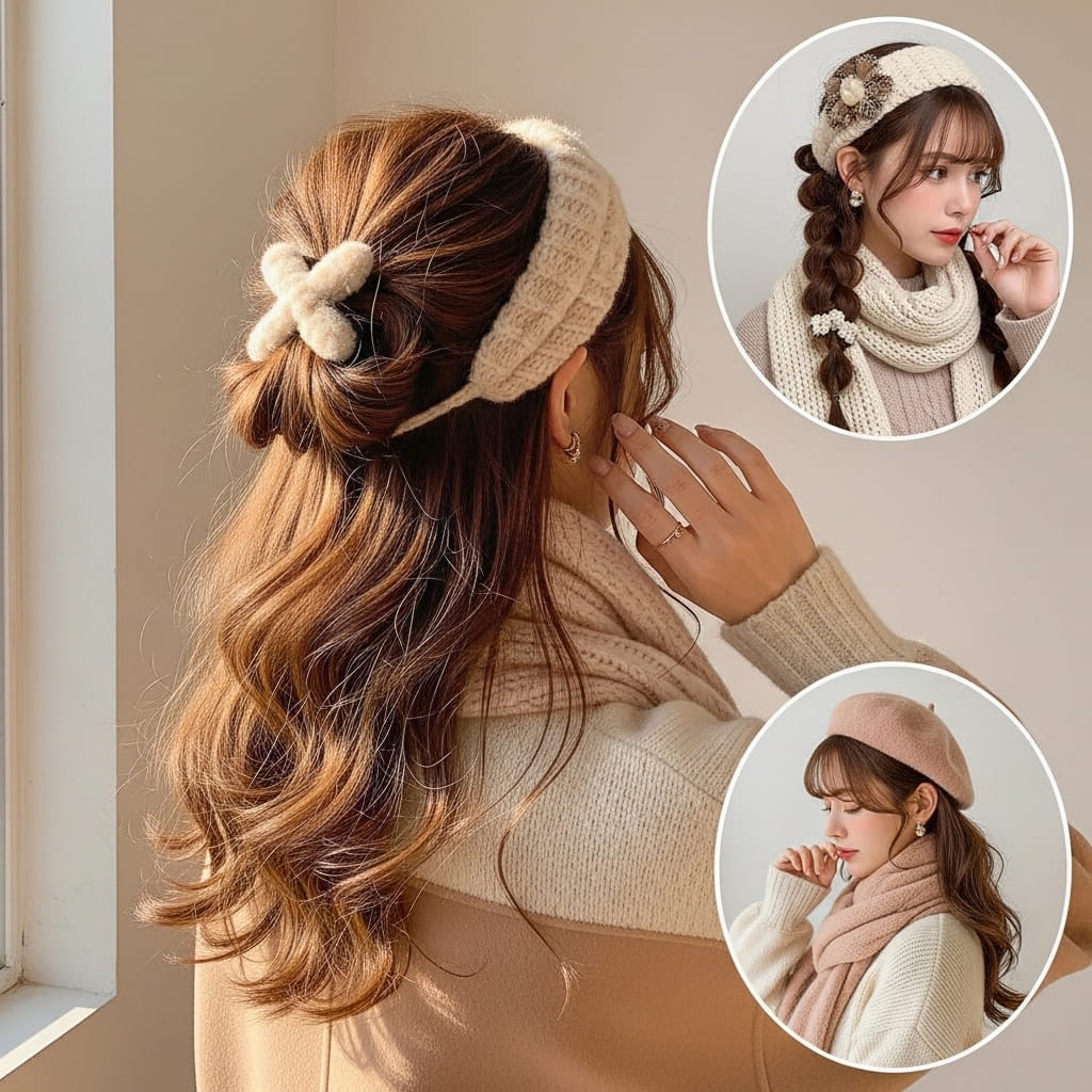 5. Accessories and Fun Winter Looks Haircut for Winter hairstyles.