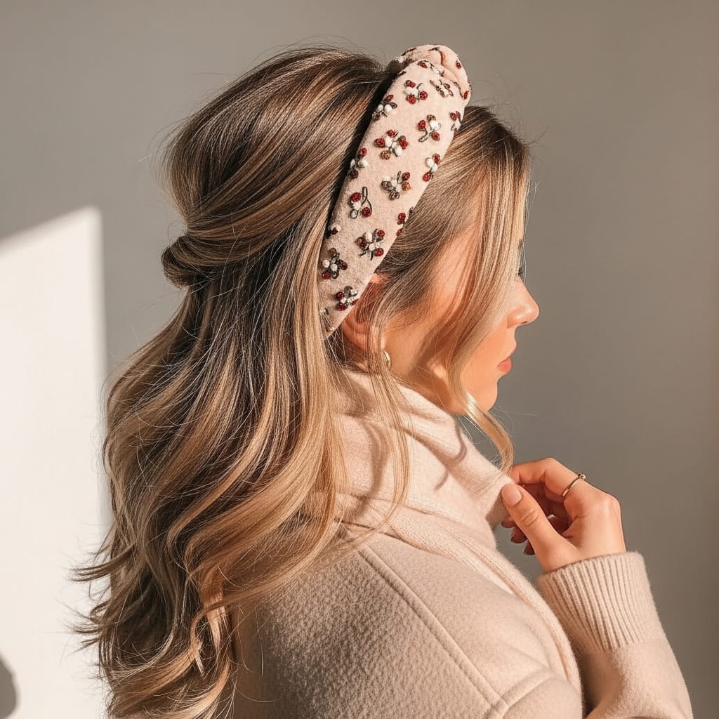 Headbands Haircut for Winter hairstyles.