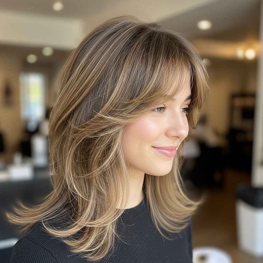 Soft Wolf Cut for Fine Hair (Low Styling Version)