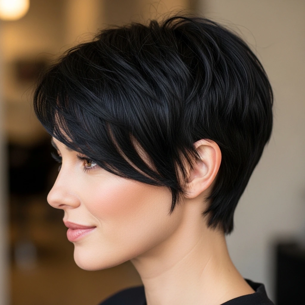 1. Classic Pixie Hair Cut