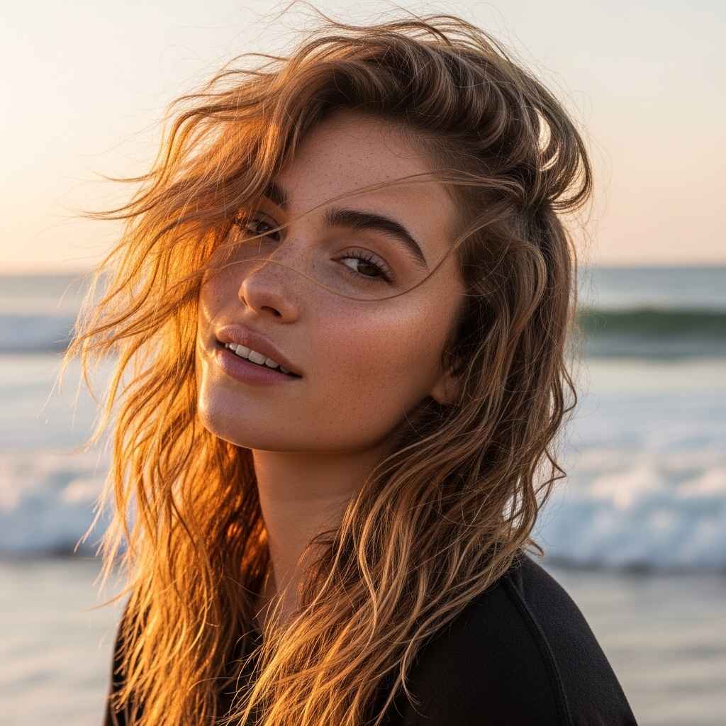 4. Tousled Beach Waves