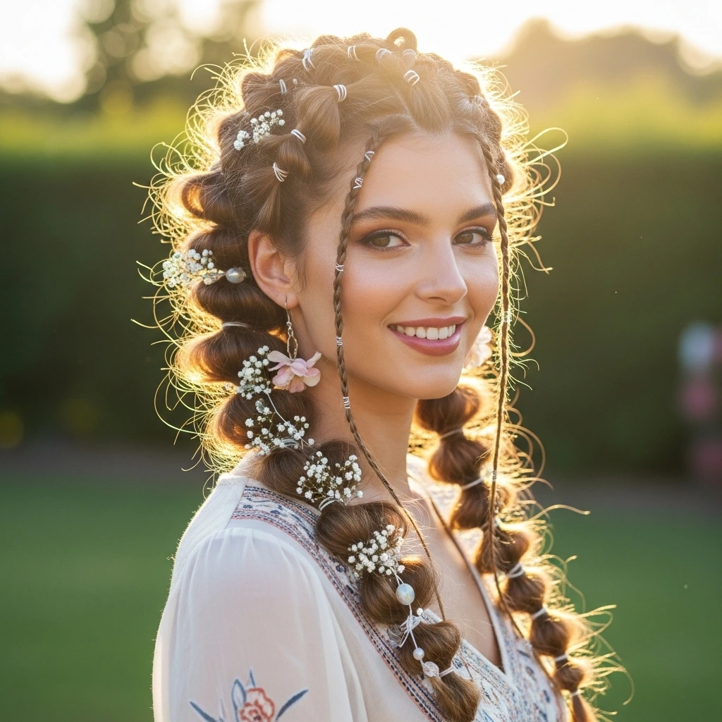 Bubble Hairstyles for School (Viral TikTok Trend)