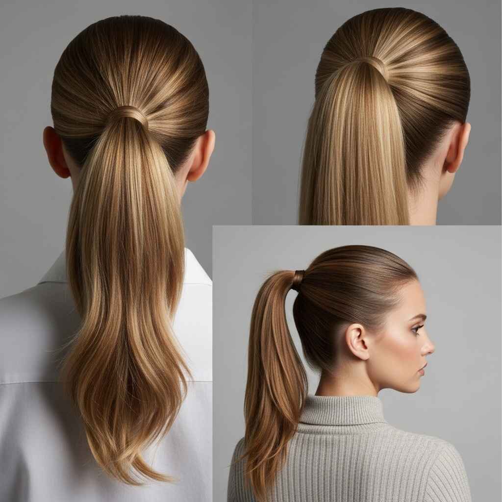 Messy, Low, and Creative Ponytails