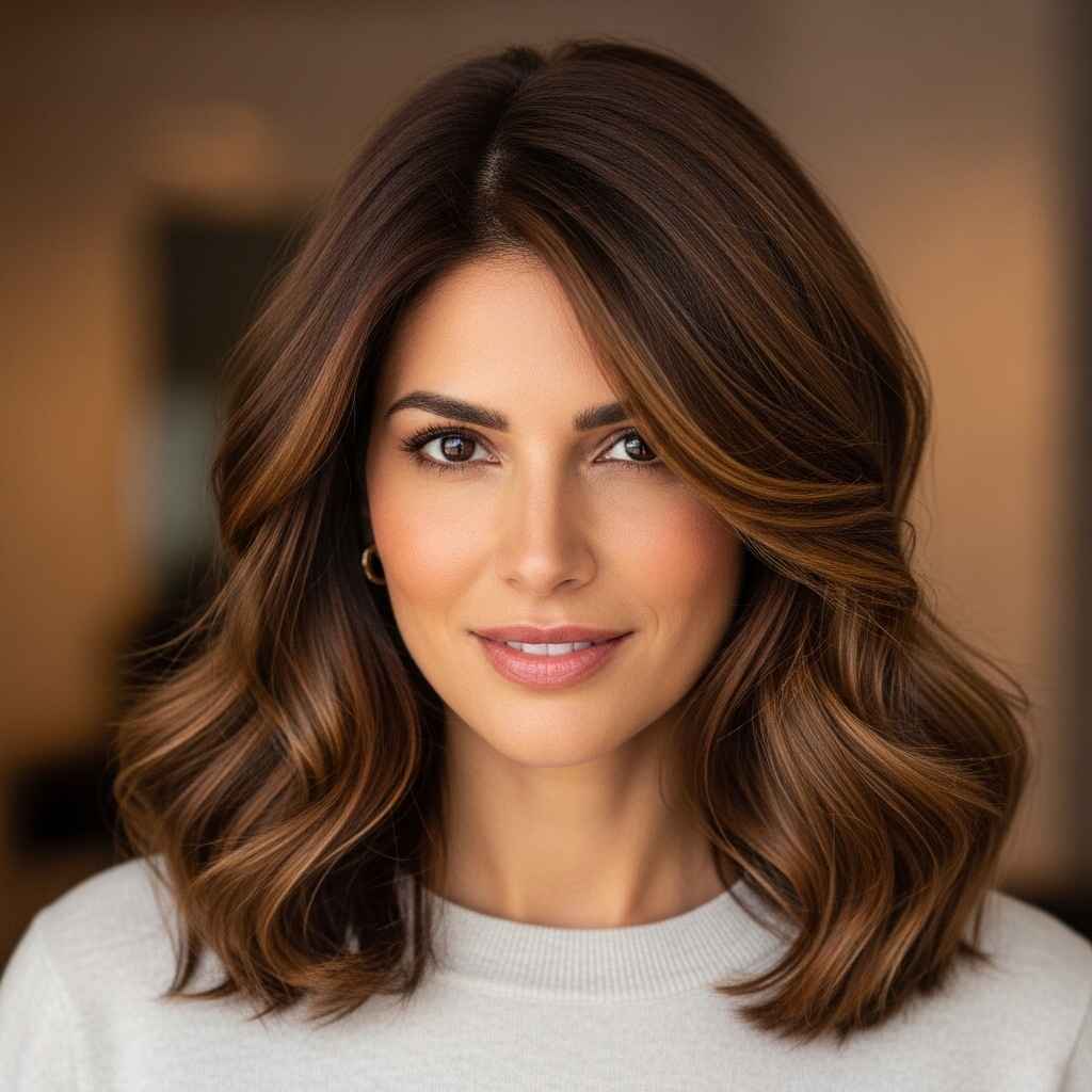 Mid-Length Thick Haircut