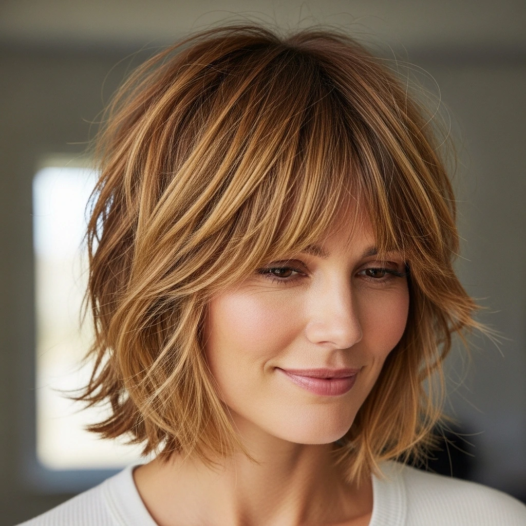 2. Short Shag Haircut