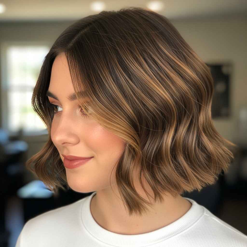 Short Wavy Hairstyle