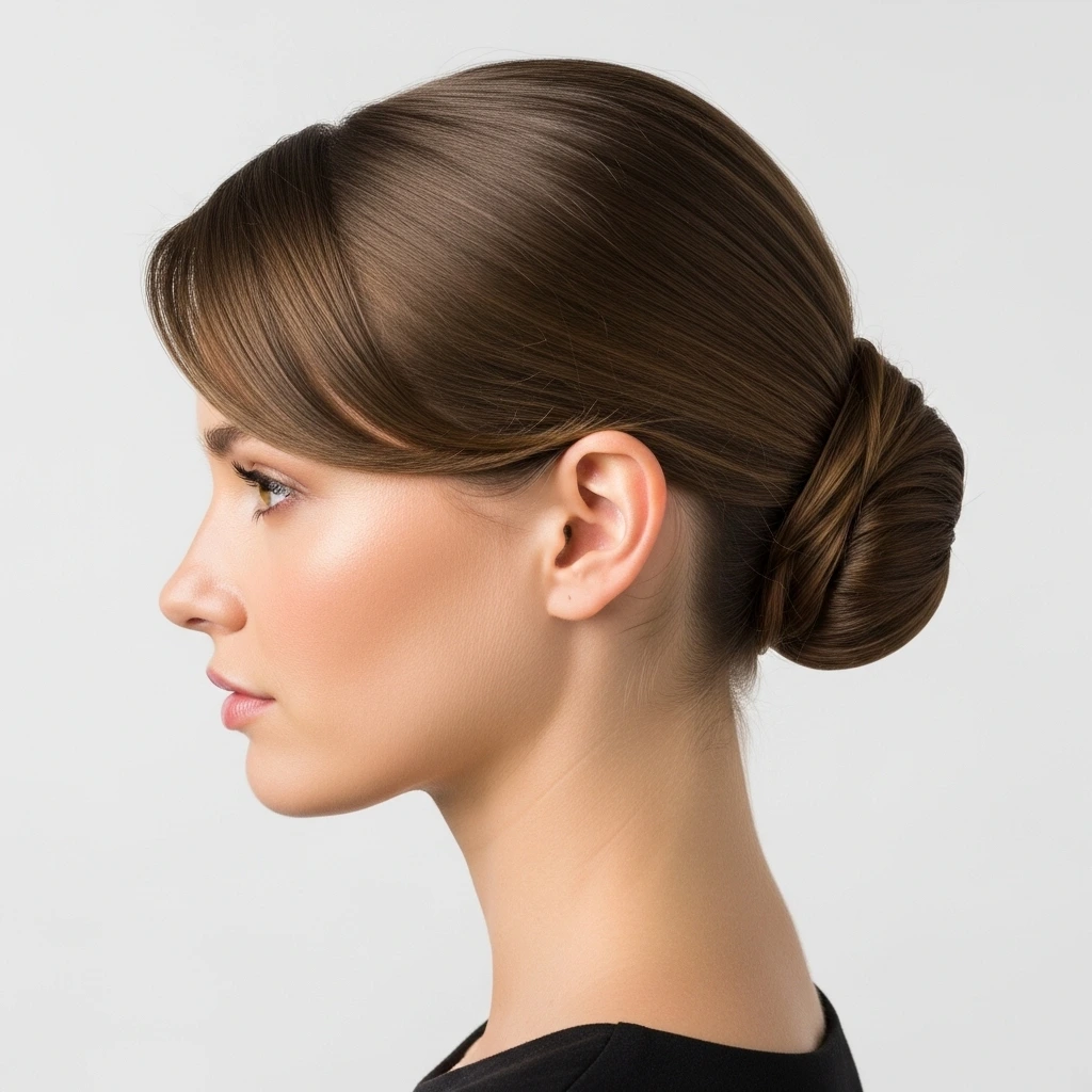 Sleek Bun Hairstyles for School (Clean Girl Aesthetic Trend)