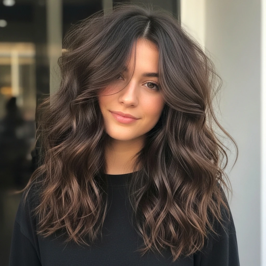 Thick Wavy Hairstyle