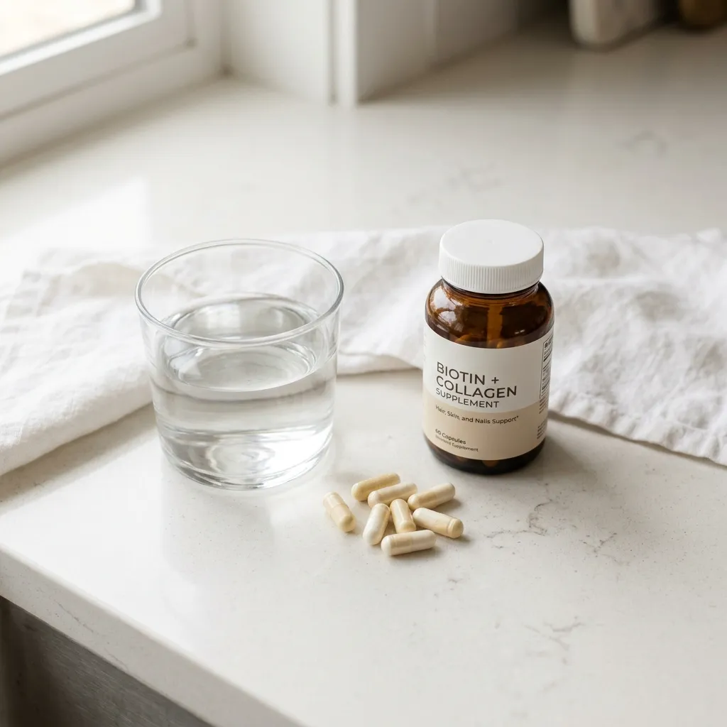 1. Add a Daily Biotin and Collagen Combo