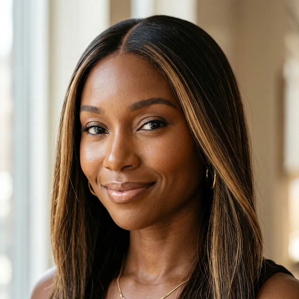 1. Honey Blonde Face-Framing Highlights