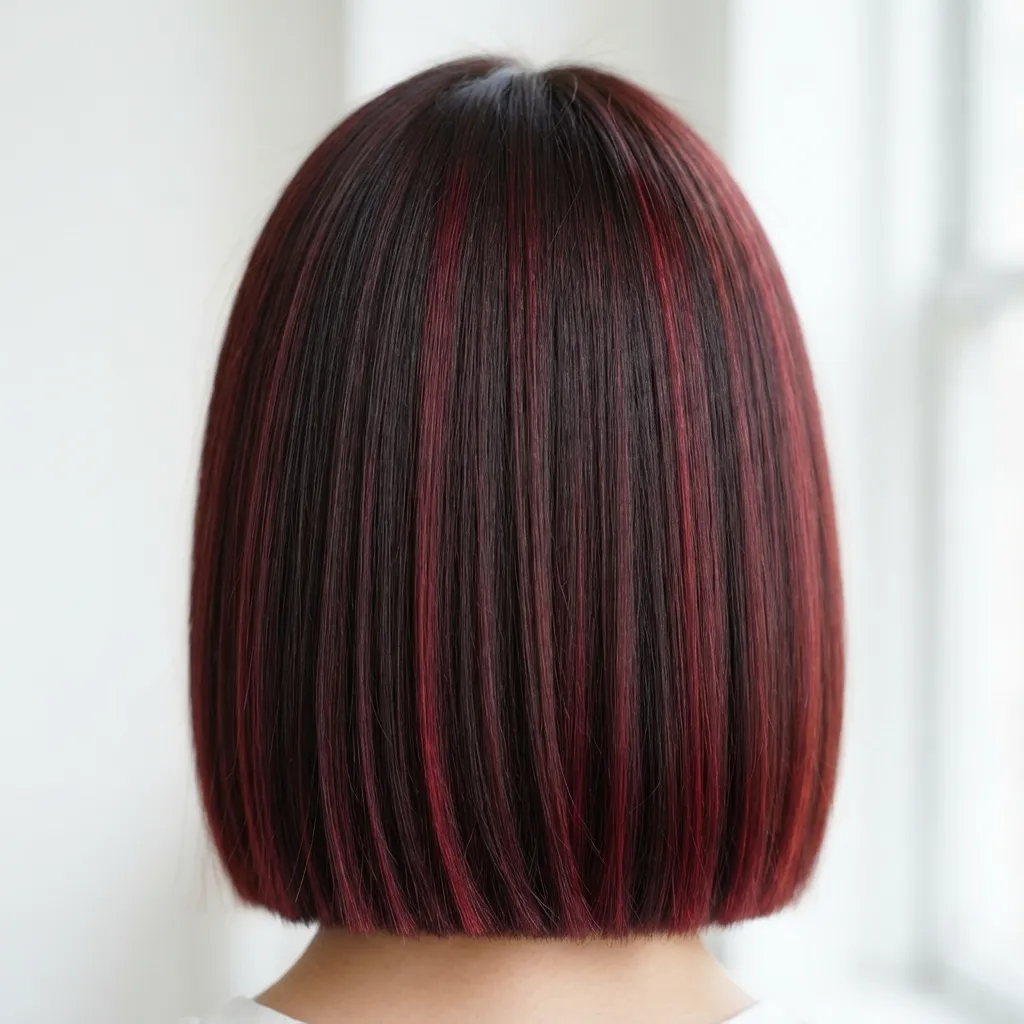 10. Blunt Bob Cut to Show Off Dimension