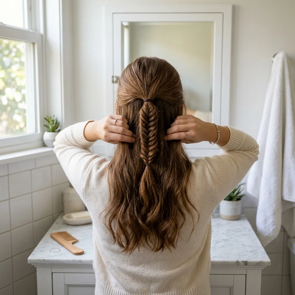 10. Five-Minute Fishtail for Busy Mornings