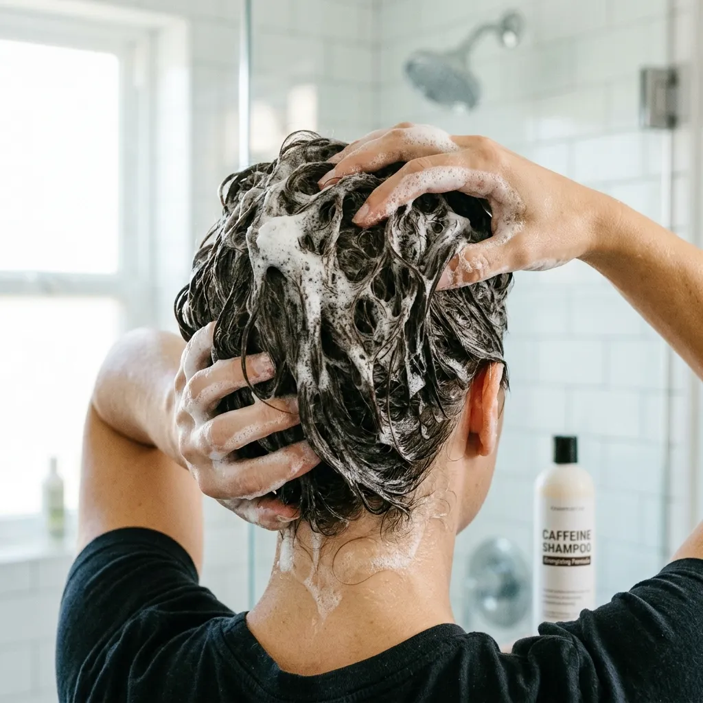 10. Use a Caffeine-Infused Shampoo