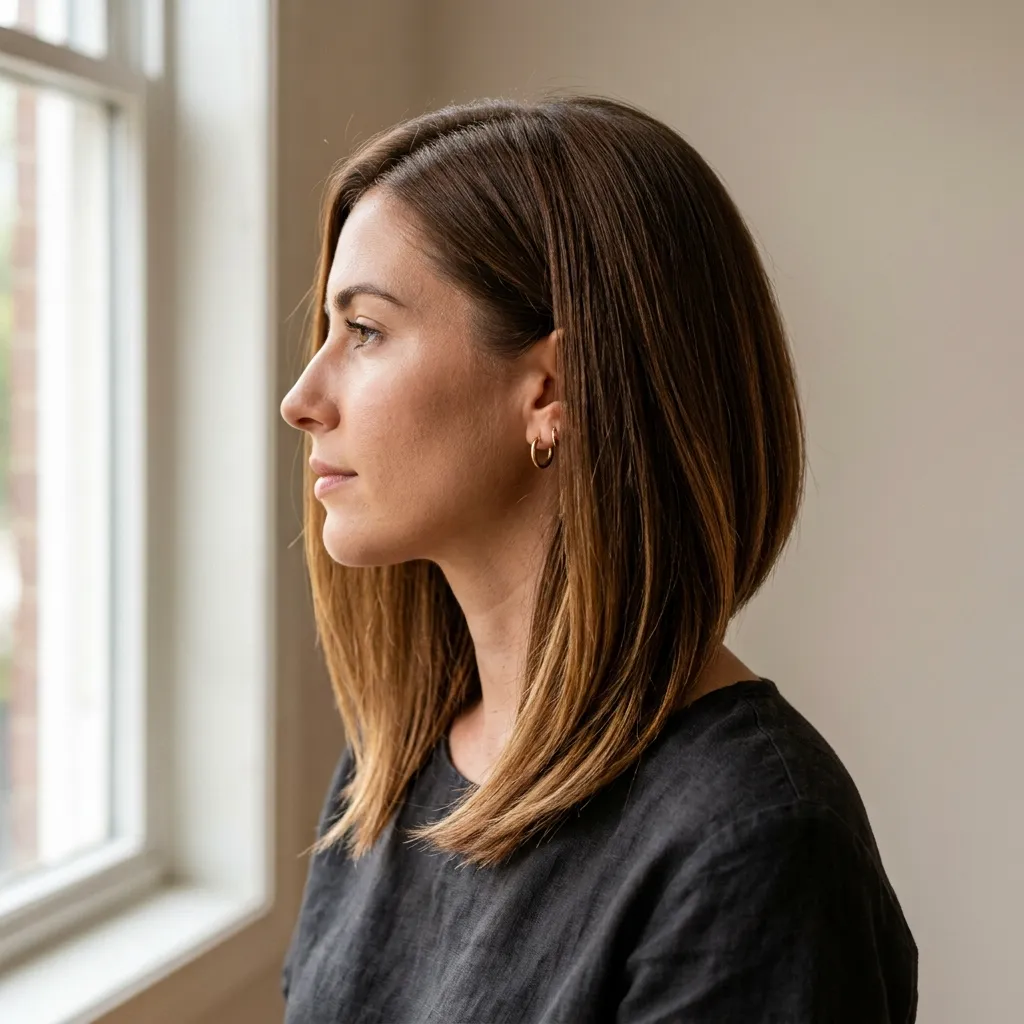 11. Angled Long Bob for Extra Length