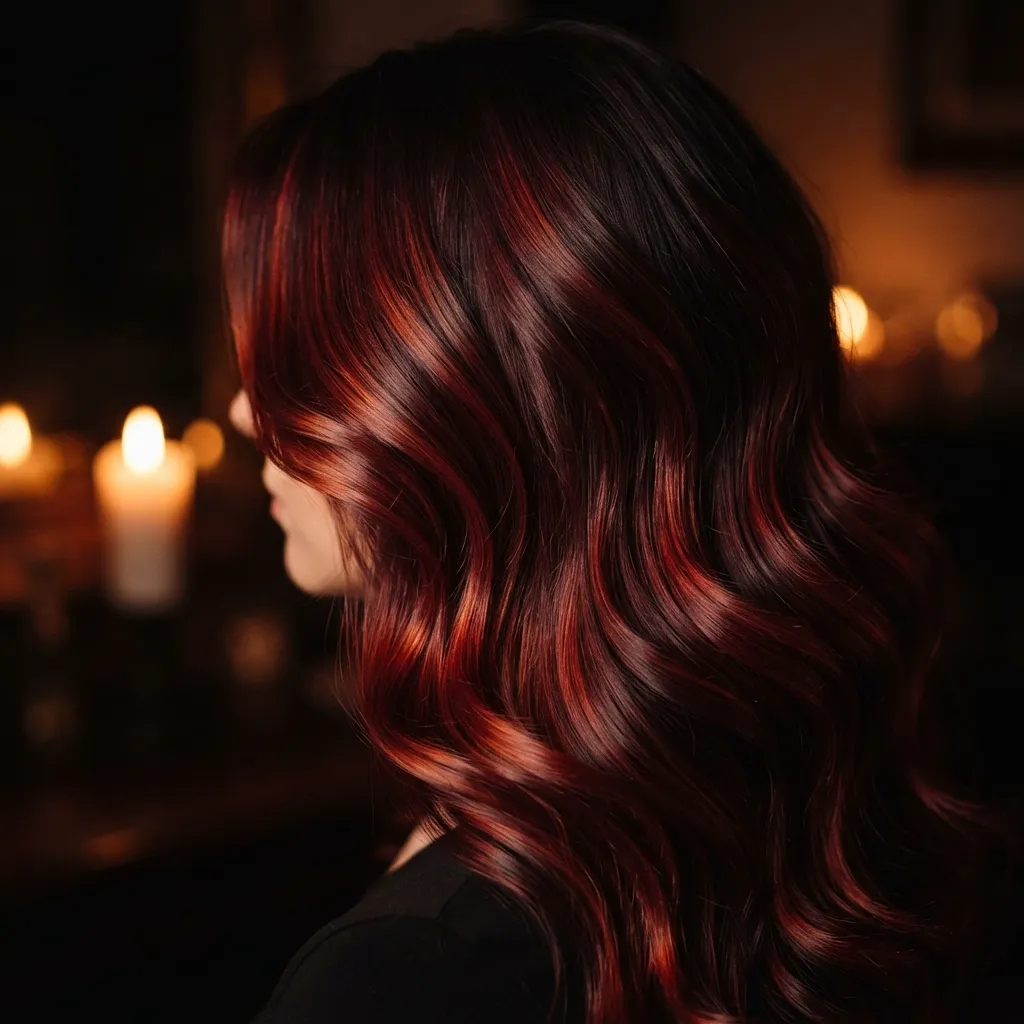 11. Candlelit Evening Styling to Show Off the Reds