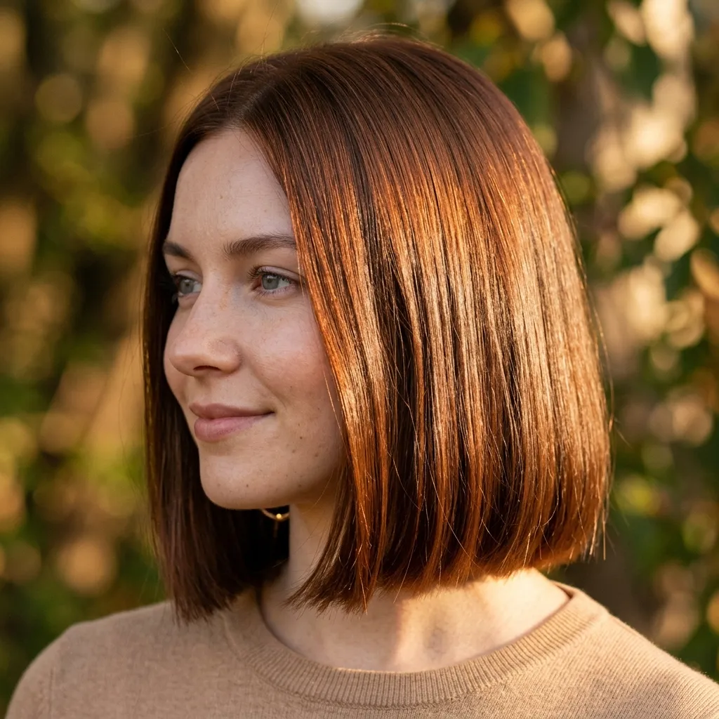 12. Chestnut Brown with Copper Undertone
