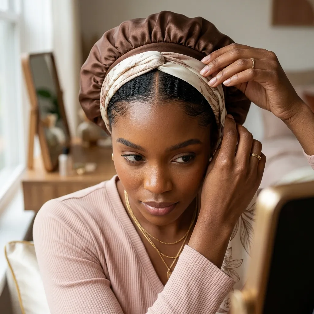 13. Silk Scarf Wrap for Part Protection