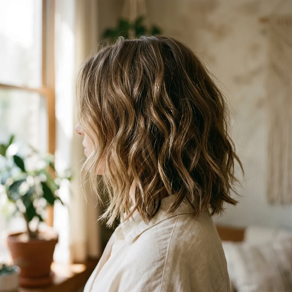 13. Textured Lob with Point-Cut Ends