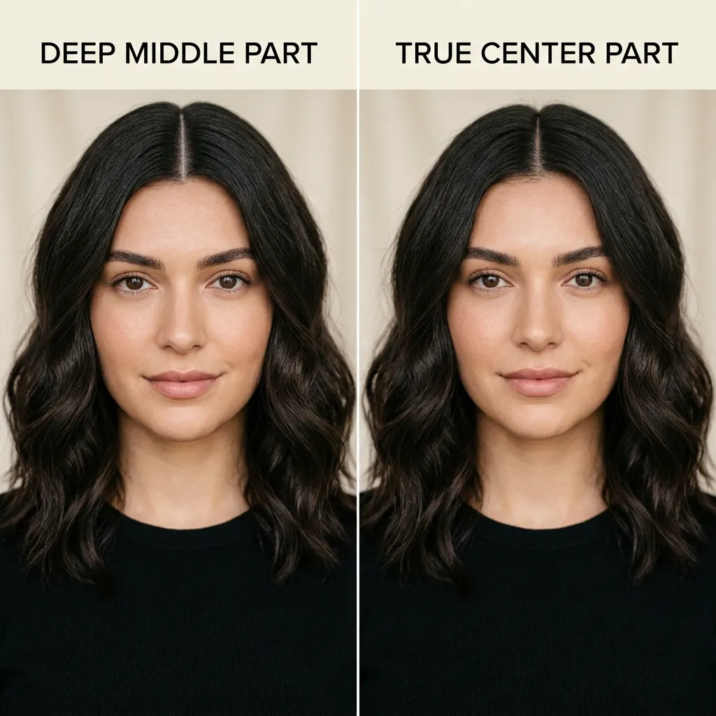 14. Deep Middle Part Versus Center Middle Part