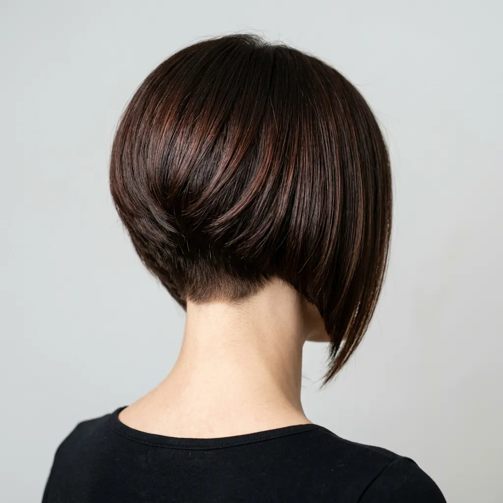 14. Graduated Bob with Nape-Length Precision