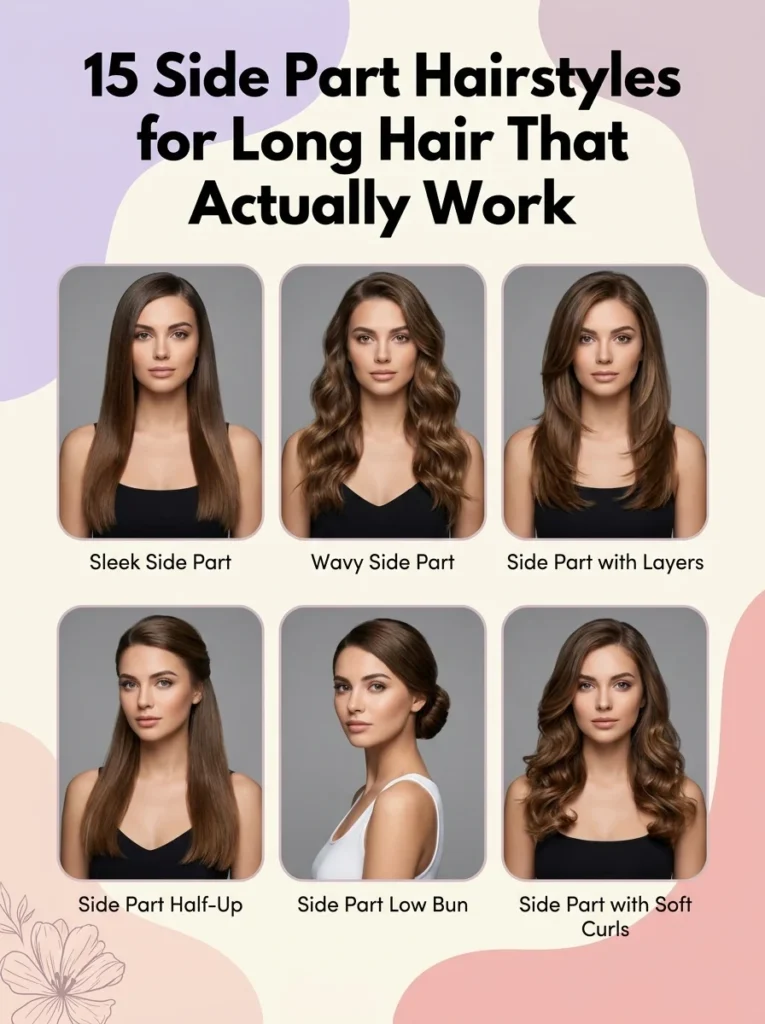15 Side Part Hairstyles for Long Hair That Actually Work