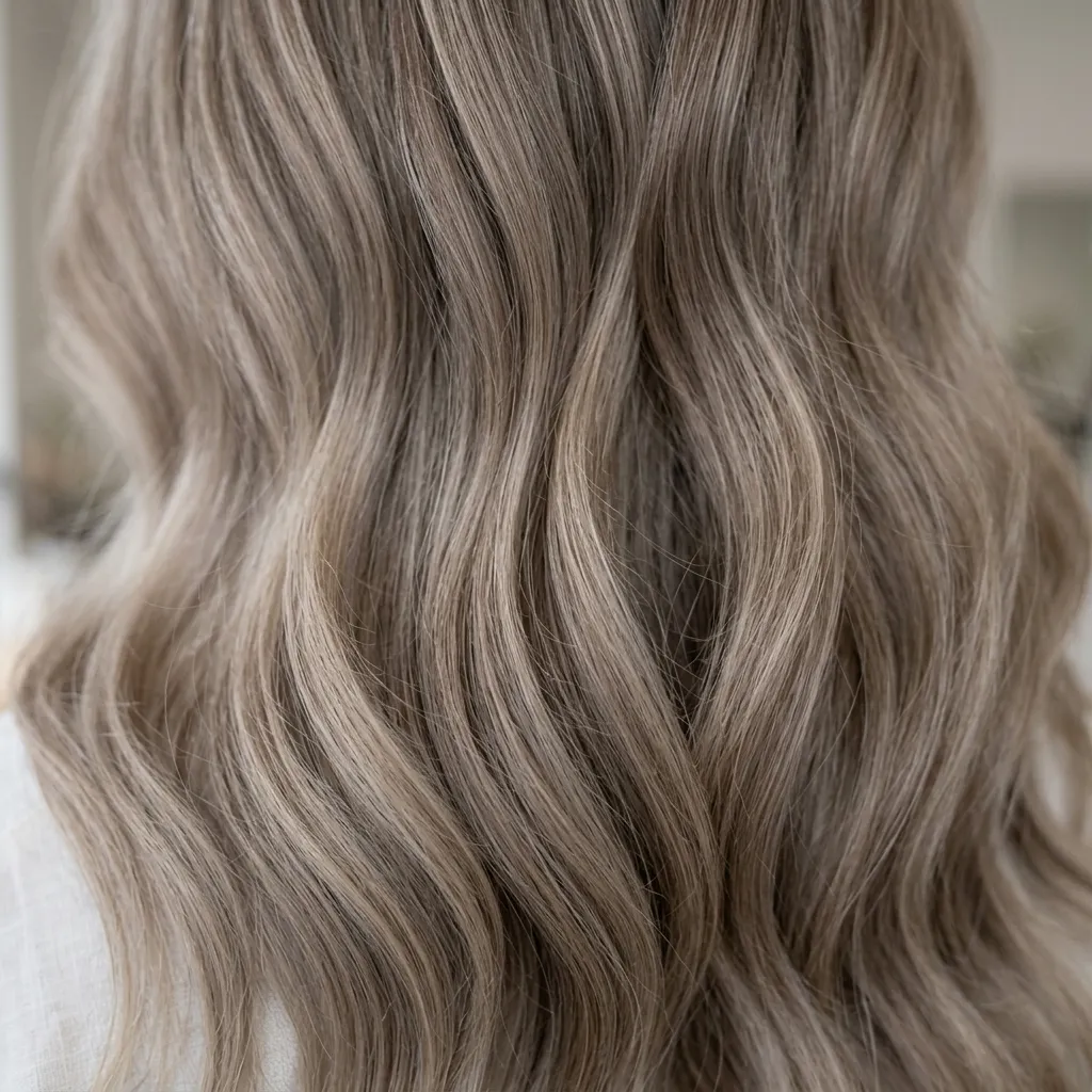 17. Cool Beige-Ash Blonde Balayage