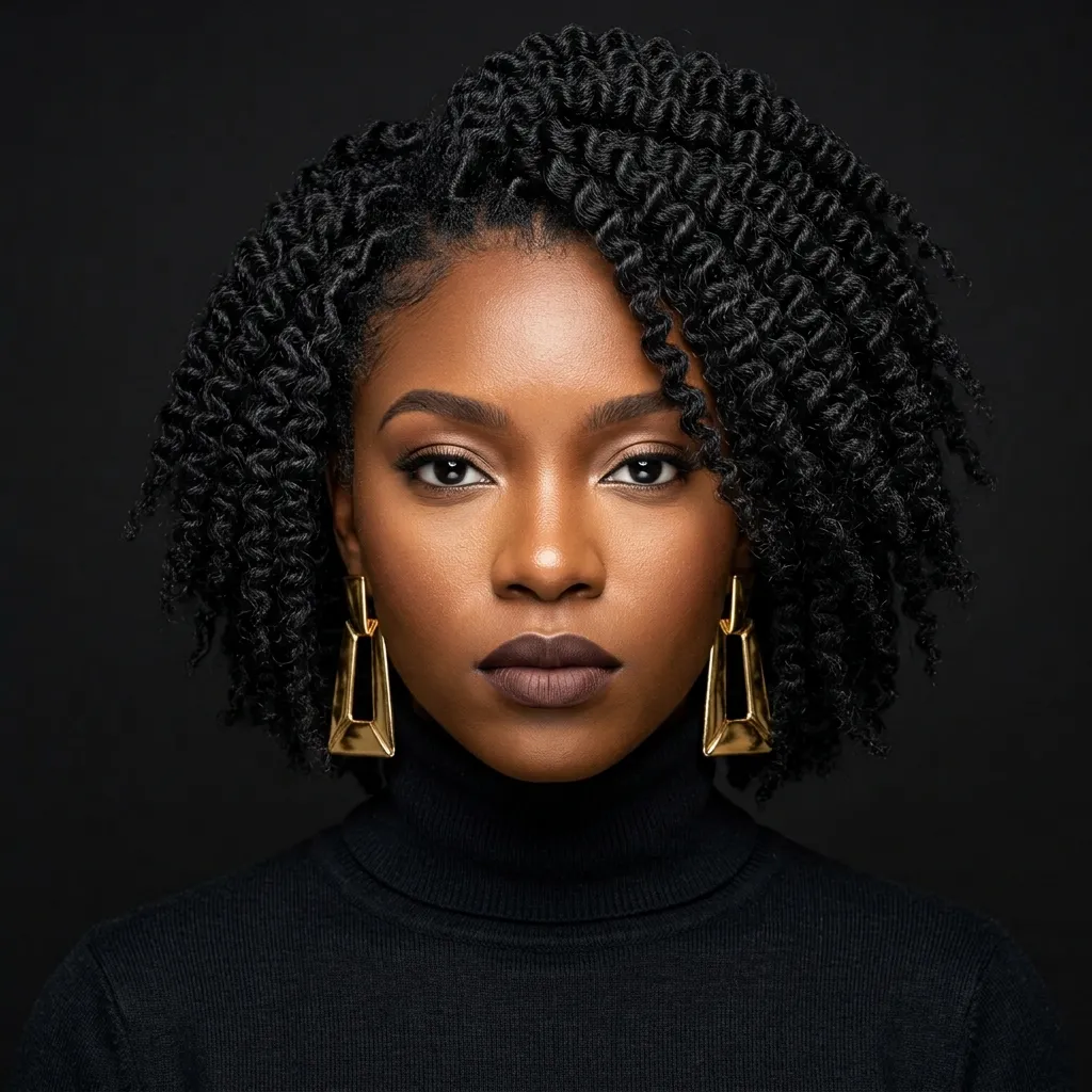 17. Crimped Invisible Locs