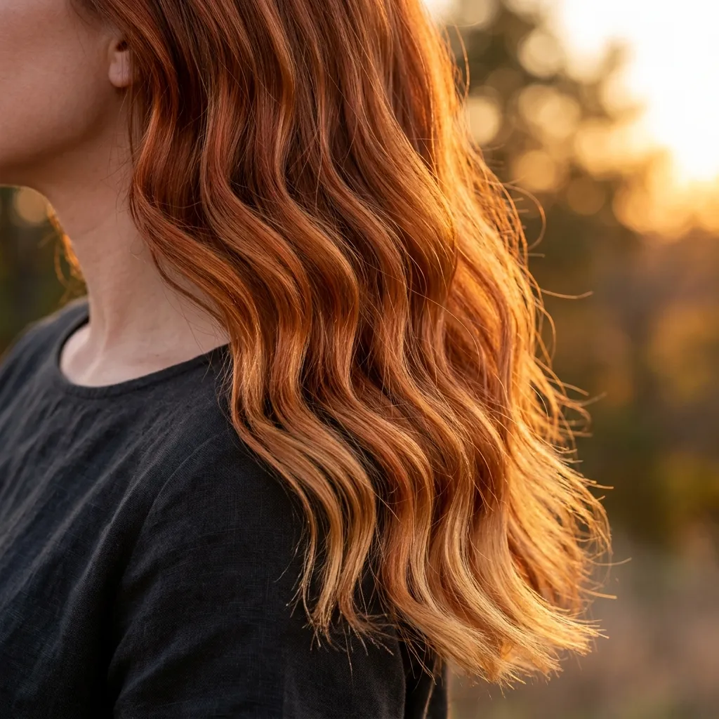 17. Opalescent Root Shimmer for Dark Hair