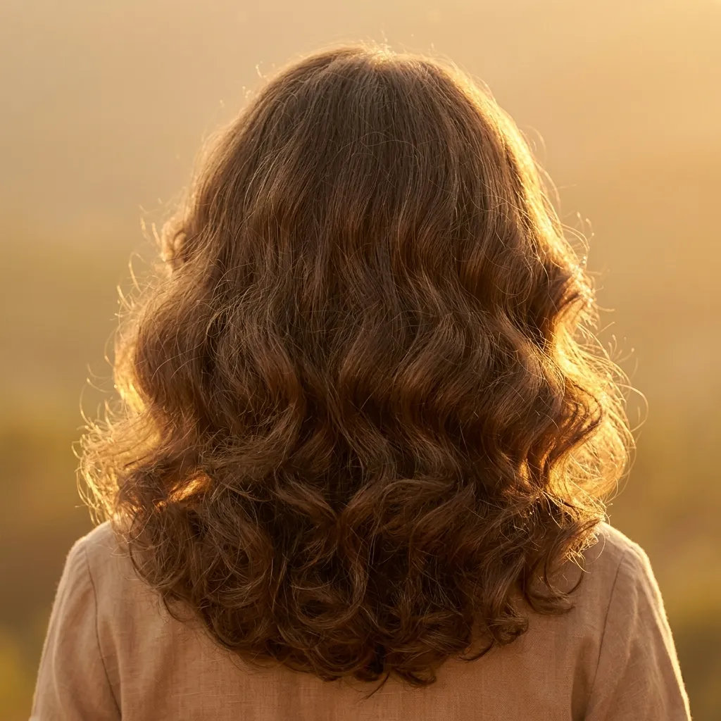 18. Hot-Roller Set Curls Brushed to a Soft Cloud