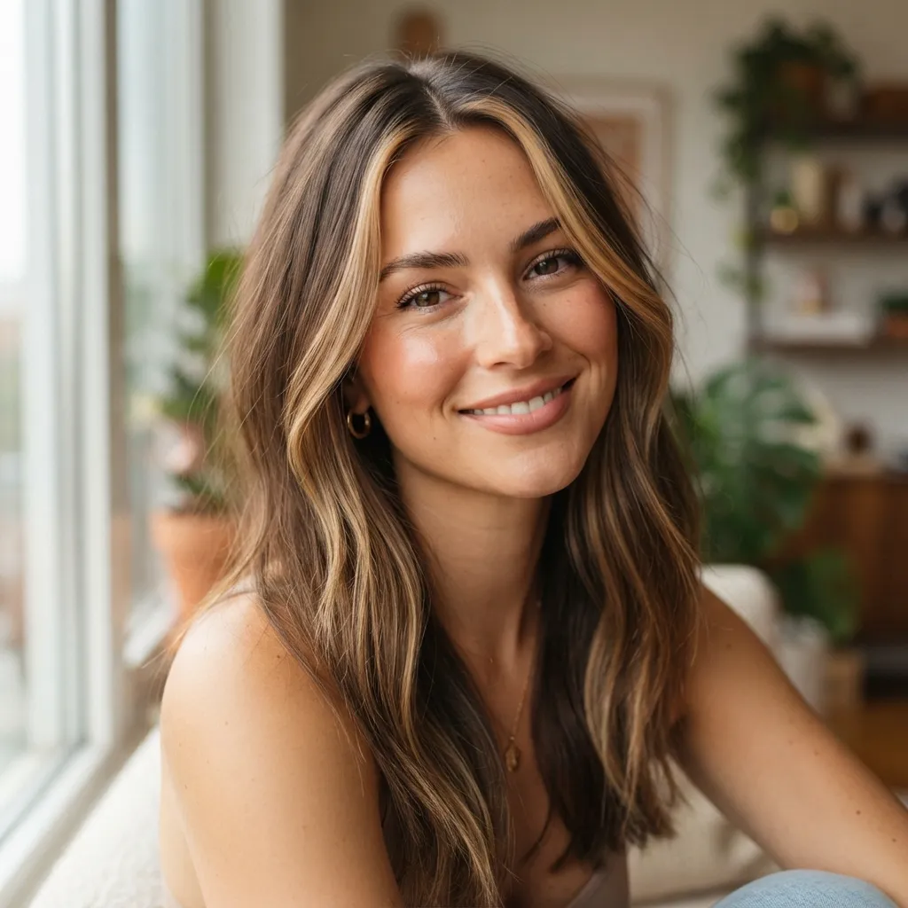18. Low-Commitment Balayage Face-Framing-Only First Step