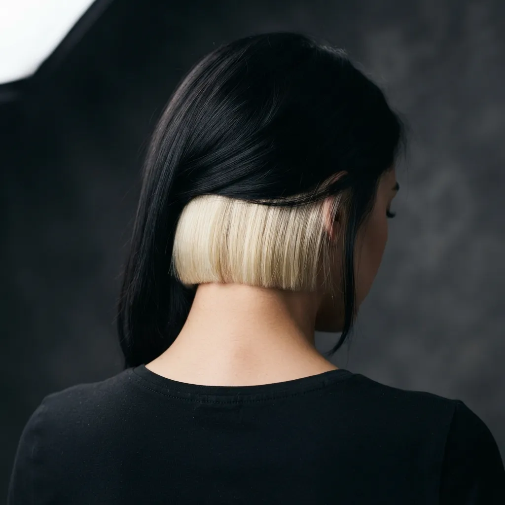 2. Chunky Panel Peekaboo at the Nape